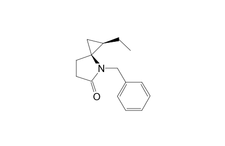 (1R*, 3S*) 4-Benzyl-1-ethyl-4-azaspiro[2.4]heptan-5-one