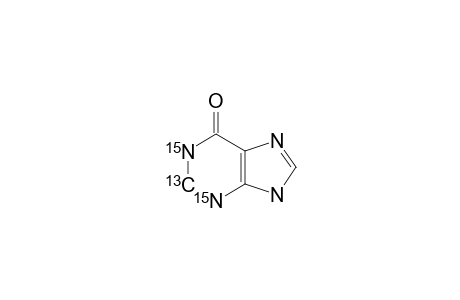 [2-(13)C-1,3-(15)N2]-HYPOXANTHINE