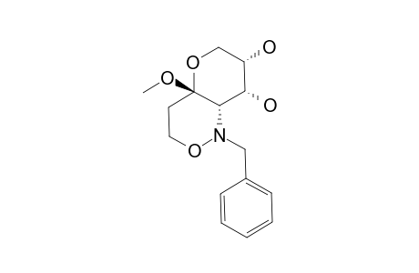 (4AS,7S,8R,8AS)-1-BENZYL-4A-METHOXY-HEXAHYDRO-1H,3H-PYRANO-[3,2-C]-[1,2]-OXAZINE-7,8-DIOL