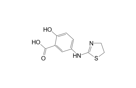 2-Hydroxy-5-(2-thiazolin-2-ylamino)benzoic acid