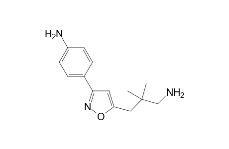 4-(5-(3-amino-2,2-dimethylpropyl)isoxazol-3-yl)aniline