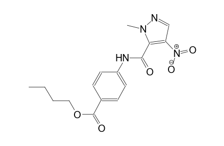 butyl 4-{[(1-methyl-4-nitro-1H-pyrazol-5-yl)carbonyl]amino}benzoate