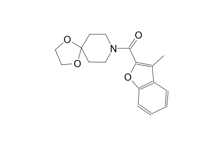8-[(3-methyl-1-benzofuran-2-yl)carbonyl]-1,4-dioxa-8-azaspiro[4.5]decane