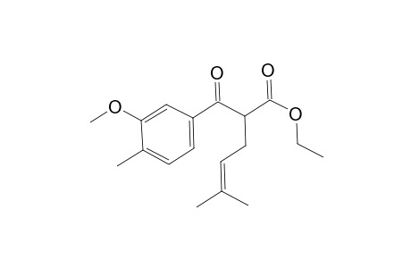 Ethyl 2-[(3-Methoxy-4-methylphenyl)carbonyl]-5-methylhex-4-enoate