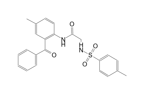 acetamide, N-(2-benzoyl-4-methylphenyl)-2-[[(4-methylphenyl)sulfonyl]amino]-
