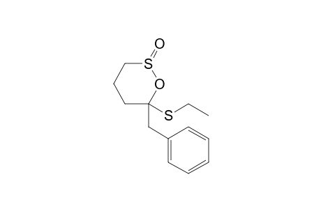 6-Benzyl-6-(ethylthio)-1,2-oxathiane - 2-oxide