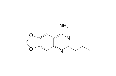 1,3-Dioxolo[4,5-g]quinazolin-8-amine, 6-propyl-