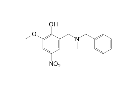 6-methoxy-alpha-(N-methylbenzylamino)-4-nitro-o-cresol
