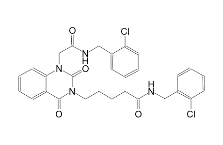 N-(2-chlorobenzyl)-5-(1-{2-[(2-chlorobenzyl)amino]-2-oxoethyl}-2,4-dioxo-1,4-dihydro-3(2H)-quinazolinyl)pentanamide