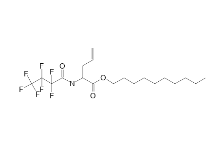 D-Allylglycine, N-heptafluorobutyryl-, decyl ester