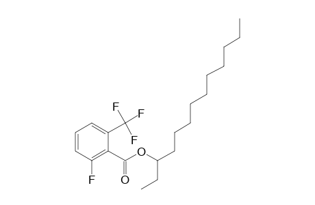 2-Fluoro-6-trifluoromethylbenzoic acid, 3-tridecyl ester