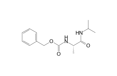 N(2)-(Benzyloxycarbonyl)-N(1)-isopropylalaninamide