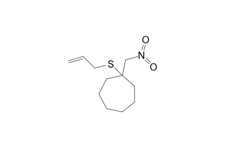 1-(nitromethyl)-1-(prop-2-enylthio)cycloheptane