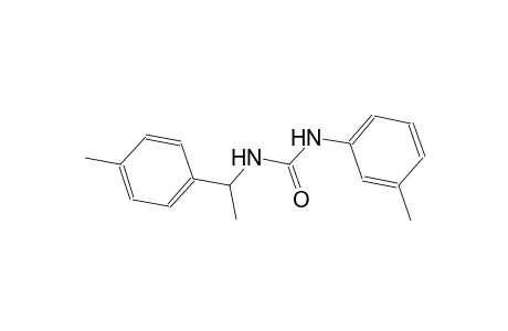N-(3-methylphenyl)-N'-[1-(4-methylphenyl)ethyl]urea