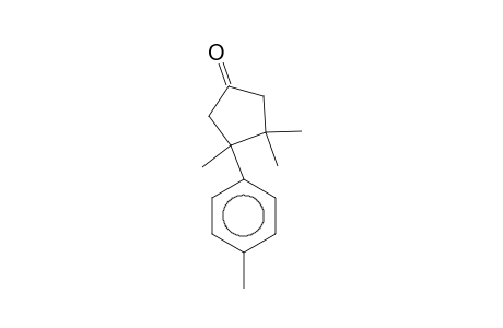 3,3,4-Trimethyl-4-(4-methylphenyl)cyclopentanone