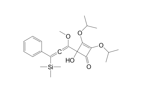 4-(1-Methoxy-3-phenyl-3-trimethylsilyl-propa-1,2-dienyl)-4-oxidanyl-2,3-di(propan-2-yloxy)cyclobut-2-en-1-one
