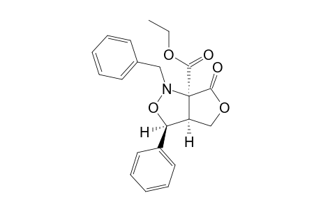 (3S,3aS,6aS)-Tetrahydro-6a-(ethoxycarbonyl)-3-phenyl-1-(phenylmethyl)-1H,6H-furo[3,4-c]isoxazol-6-one