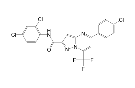 pyrazolo[1,5-a]pyrimidine-2-carboxamide, 5-(4-chlorophenyl)-N-(2,4-dichlorophenyl)-7-(trifluoromethyl)-