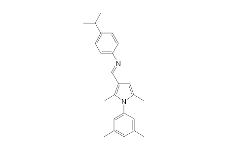 N-{[1-(3,5-dimethylphenyl)-2,5-dimethyl-1H-pyrrol-3-yl]methylidene}-4-isopropylaniline