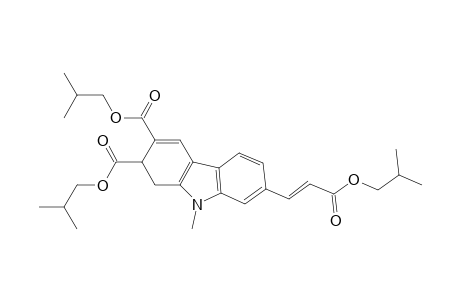 Di(isobutyl) 7-(3-isobutoxy-3-oxoprop-1-enyl)-9-methyl-2,9-dihydro-1H-carbazole-2,3-dicarboxylate
