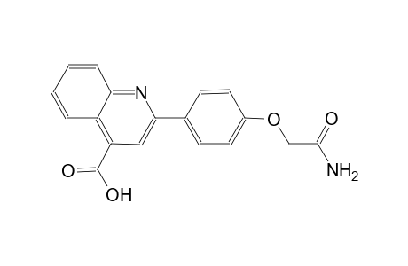 2-[4-(2-amino-2-oxoethoxy)phenyl]-4-quinolinecarboxylic acid