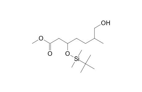 Methyl (3r,6s)-3-(tert-butyldimethylsiloxy)-7-hydroxy-6-methylheptanoate