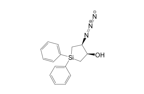 4-Azido-1,1-diphenyl-1-silabicyclopentan-3-ol