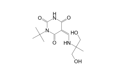 (5Z)-1-tert-butyl-5-({[2-hydroxy-1-(hydroxymethyl)-1-methylethyl]amino}methylene)-2,4,6(1H,3H,5H)-pyrimidinetrione