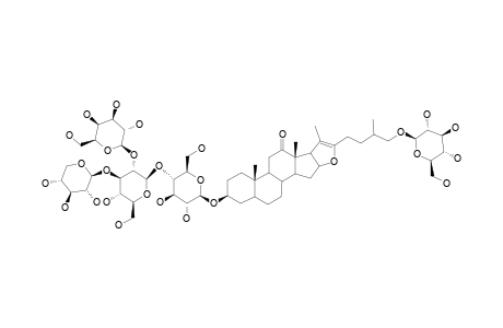 26-O-BETA-D-GLUCOPYRANOSYL-3-O-[[BETA-D-XYLOPYRANOSYL-(1->3)]-[BETA-D-GALACTOPYRANOSYL-(1->2)]-BETA-D-GLUCOPYRANOSYL-(1->4)-BETA-D-GLUCOPYRANOSYL]-