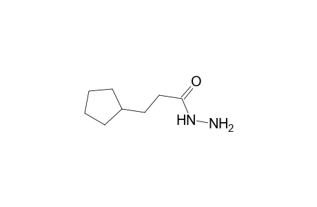 3-cyclopentylpropanohydrazide