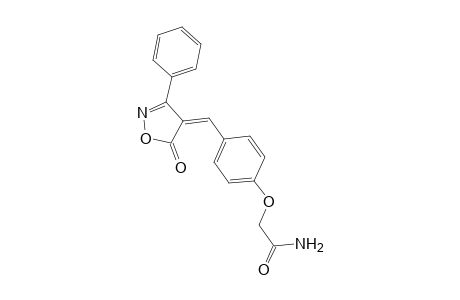 2-[4-[(Z)-(5-keto-3-phenyl-2-isoxazolin-4-ylidene)methyl]phenoxy]acetamide