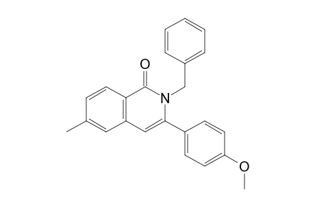 2-Benzyl-3-(4-methoxyphenyl)-6-methylisoquinolin-1(2H)-one