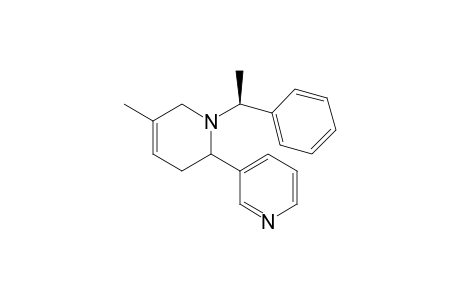 3-[5-methyl-1-[(1S)-1-phenylethyl]-3,6-dihydro-2H-pyridin-2-yl]pyridine