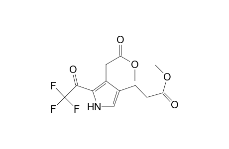 2-Trifluoroacetyl-4-[2-(methoxycarbonyl)ethyl]-3-[(methoxycarbonyl)methyl]pyrrole