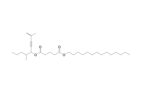 Glutaric acid, 2,6-dimethylnon-1-en-3-yn-5-yl tetradecyl ester