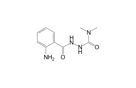 Benzoic acid, 2-amino-, 2-[(dimethylamino)carbonyl]hydrazide