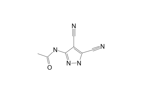 N-(4,5-dicyano-1H-pyrazol-3-yl)acetamide