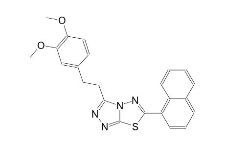 [1,2,4]triazolo[3,4-b][1,3,4]thiadiazole, 3-[2-(3,4-dimethoxyphenyl)ethyl]-6-(1-naphthalenyl)-