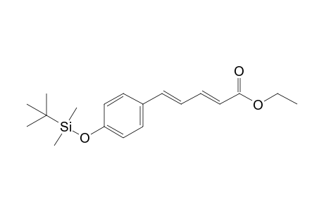 Ethyl (2E,4E)-5-[4-[tert-butyl(dimethyl)silyl]oxyphenyl]penta-2,4-dienoate