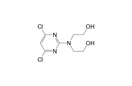 2-[(4,6-dichloro-2-pyrimidinyl)-(2-hydroxyethyl)amino]ethanol