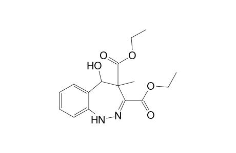 1H-1,2-Benzodiazepine-3,4-dicarboxylic acid, 4,5-dihydro-5-hydroxy-4-methyl-, diethyl ester