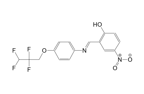 phenol, 4-nitro-2-[(E)-[[4-(2,2,3,3-tetrafluoropropoxy)phenyl]imino]methyl]-