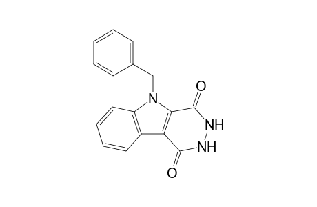 5-Benzyl-2,3-dihydro-1H-pyridazino[4,5-b]indole-1,4(5H)-dione