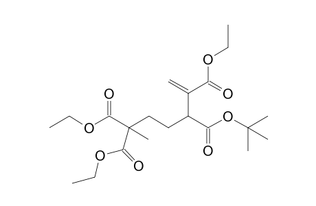 t-Butyl Ethyl 1-methyl 2,2-bis(ethoxycarbonyl)hept-6-ene-5,6-dicarboxylate