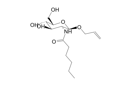 Allyl-2-deoxy-2-hexanoylamino-b-d-glucopyranoside