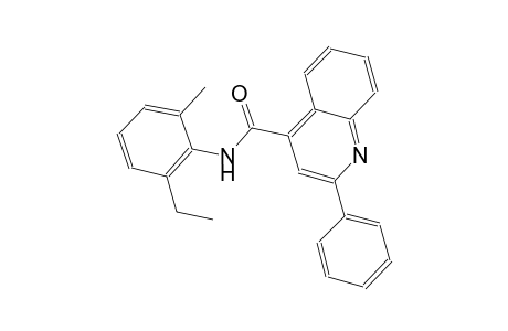 N-(2-ethyl-6-methylphenyl)-2-phenyl-4-quinolinecarboxamide