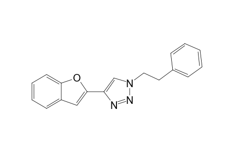 4-(Benzofuran-2-yl)-1-(2-phenylethyl)-1H-1,2,3-triazole