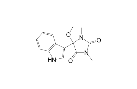 5-Methoxy-1,3-dimethyl-5-(1H-indol-3'-yl)imidazolidin-2,4-dione