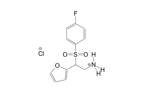 2-furanethanaminium, beta-[(4-fluorophenyl)sulfonyl]-, chloride