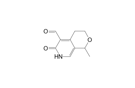 1-Methyl-6-oxidanylidene-1,3,4,7-tetrahydropyrano[3,4-c]pyridine-5-carbaldehyde